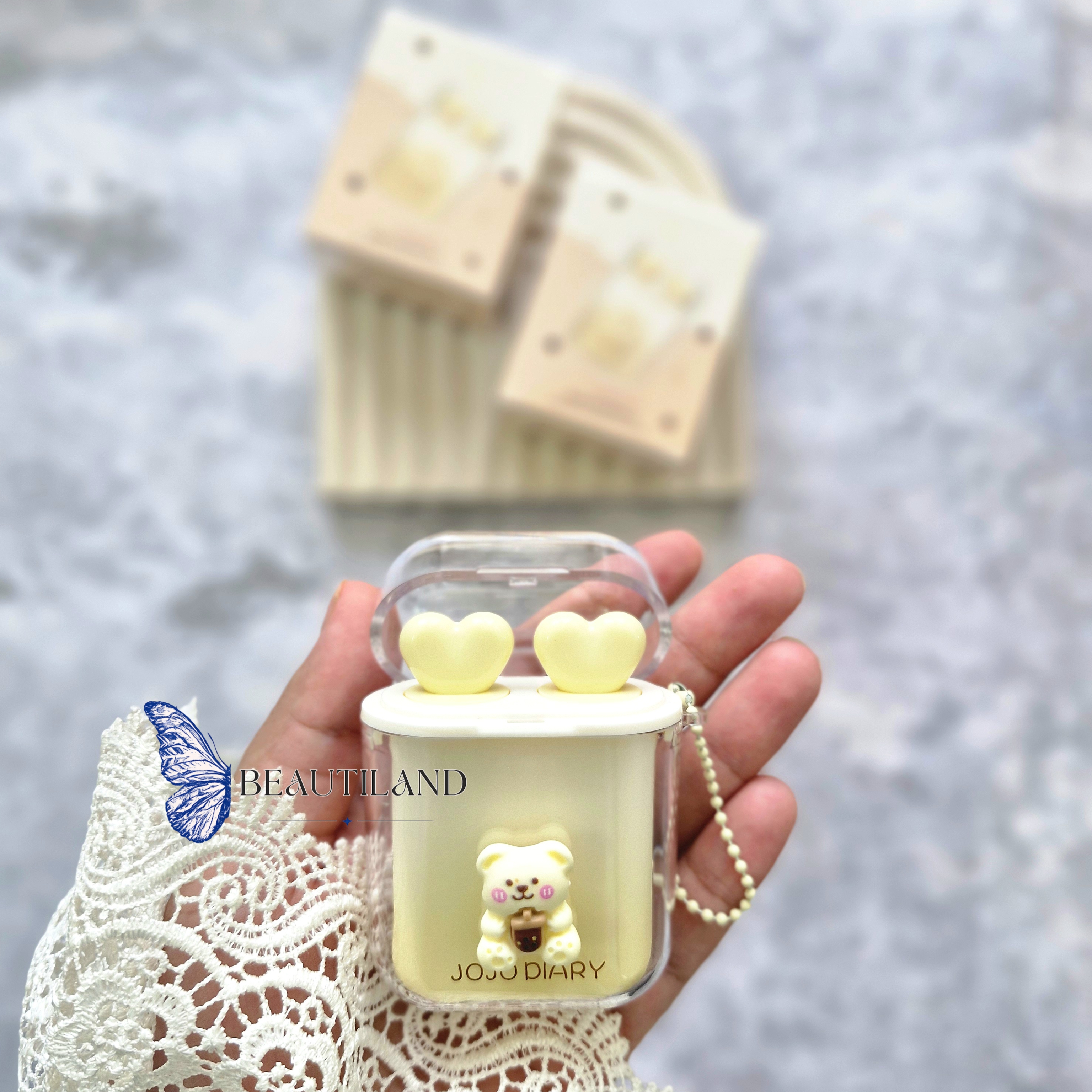 رژلب ایرپادی دوقلو خرسی