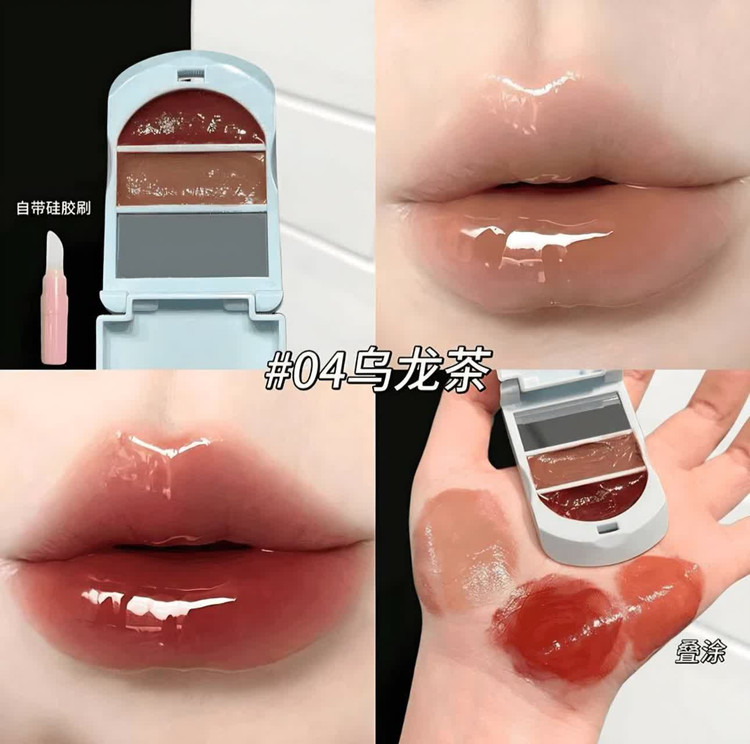 پالت رژ موبایل ژله ای براش دار