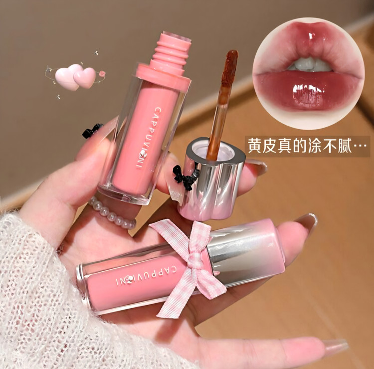 رژ لب خیس قلبی کُره ای